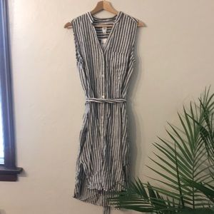 NWT Gap Striped Linen Dress